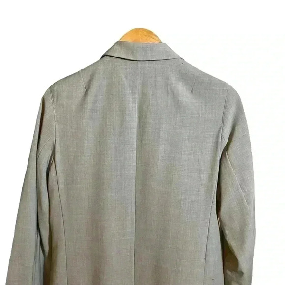 GAP Women's Knee-length Classic Overcoat Coat Long Sleeve Notched Collar Grey S - Picture 6 of 14